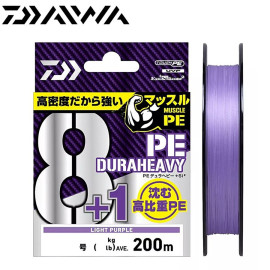 Шнур Daiwa PE Dura Heavy 8+1+SI2LP размотка 200м фиолетовый